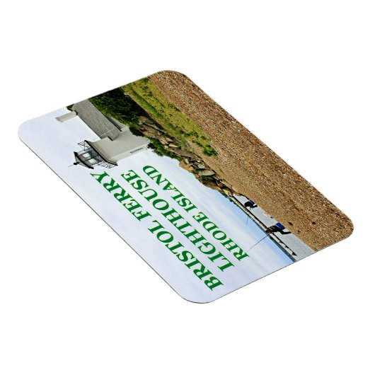 Bristol Ferry Lighthouse, Rhode Island Magnet (Rechte Seite)