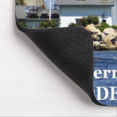 Bristol Ferry Lighthouse, Rhode Island Mousepad (Ecke)