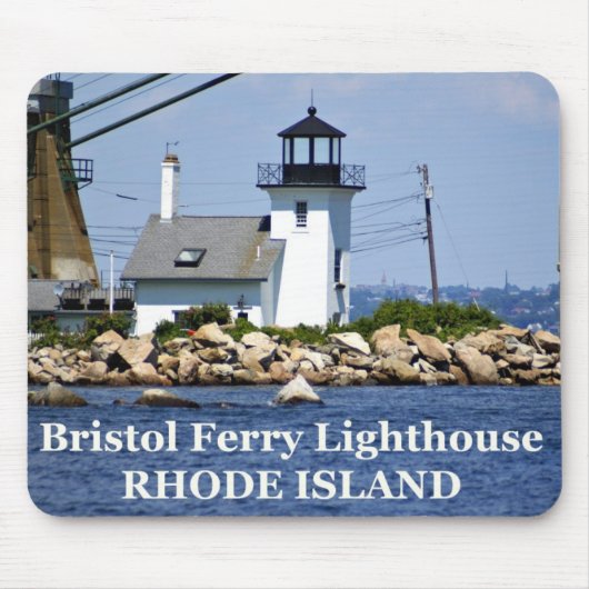 Bristol Ferry Lighthouse, Rhode Island Mousepad (Vorne)