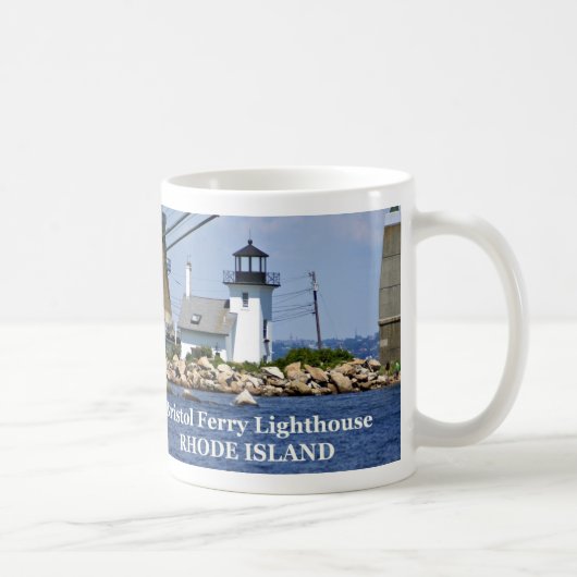 Bristol Ferry Lighthouse, Rhode Island Tasse (Rechts)