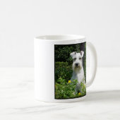 Bristol - Glück ist ein adoptierter Schnauzer! Kaffeetasse (VorderseiteRechts)