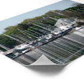 Bristol Harbour Bristol Rhode Island Poster (Ecke)