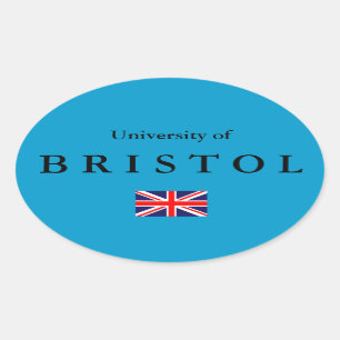 Bristol-Hochschuleuropäischer ovaler Aufkleber