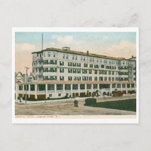 Bristol Hotel, Asbury Park, NJ Vintage Postkarte