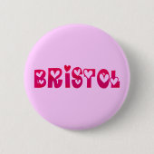 Bristol im Herzen Button (Vorderseite)