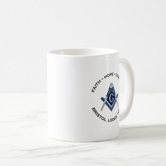 Bristol Masonic Tasse (VorderseiteRechts)
