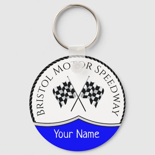 BRISTOL MOTOR SPEEDWAY - CHECKERD FLAG SCHLÜSSELANHÄNGER (Vorderseite)