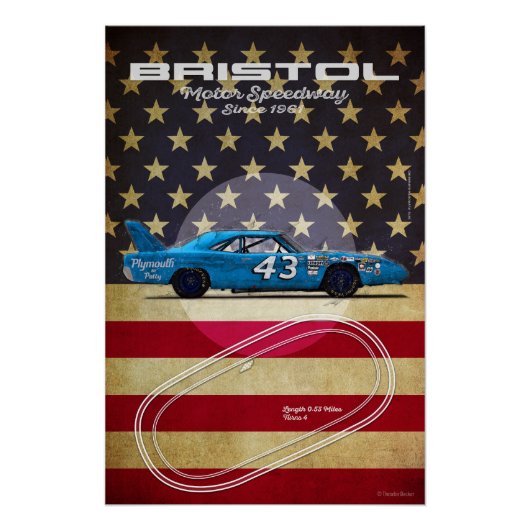 Bristol Motor Speedway Poster (Vorderseite)