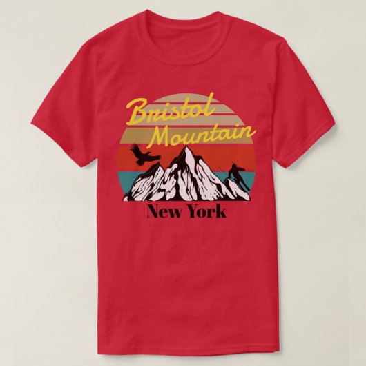 Bristol Mountain Ski New York T-Shirt (Design vorne)