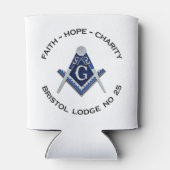 Bristol No 25 Masonic Cooler Dosenkühler (Rückseite)