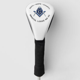 Bristol No 25 Masonic Golf Head Cover Golf Headcover