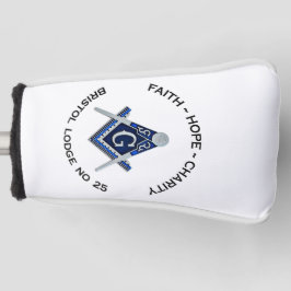 Bristol No 25 Masonic Golf Putter Cover Headcover
