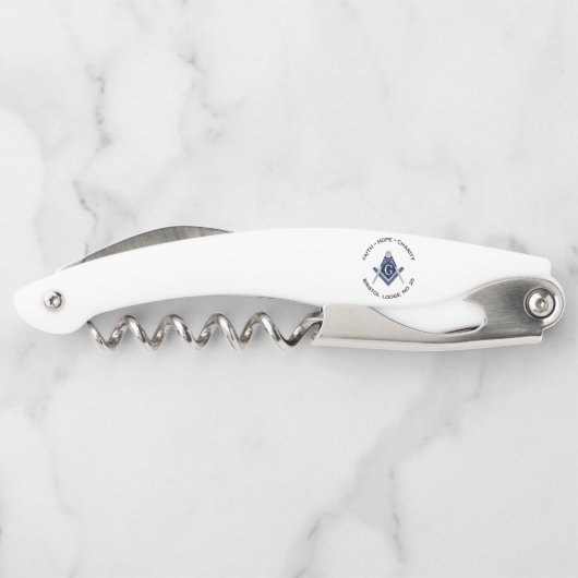 Bristol No 25 Masonic Kellnermesser (Rückseite)