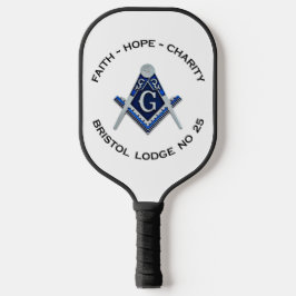 Bristol No 25 Masonic Pickleball Paddle