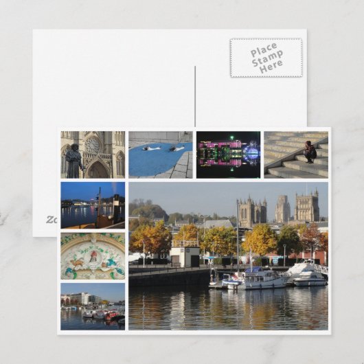 Bristol Postkarte (Vorne/Hinten)