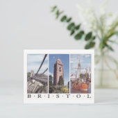Bristol - Postkarte (Stehend Vorderseite)