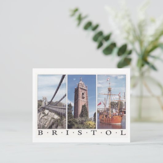 Bristol - Postkarte (Stehend Vorderseite)