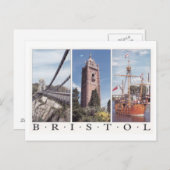 Bristol - Postkarte (Vorne/Hinten)