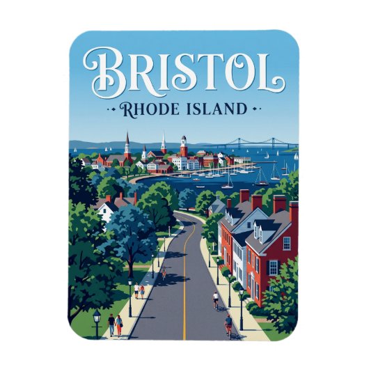 Bristol (Rhode Island) Magnet (Vertikal)