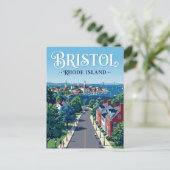 Bristol (Rhode Island) Postkarte (Stehend Vorderseite)