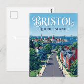 Bristol (Rhode Island) Postkarte (Vorne/Hinten)