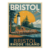 Bristol, Rhode Island, USA Poster (Vorderseite)