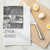 Bristol Scenes Collage Geschirrtuch (Viertel Falte)