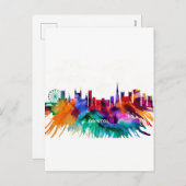 Bristol Skyline Feiertagspostkarte (Vorne/Hinten)