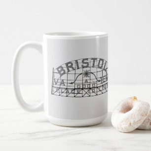 Bristol Slogan sign Coffee Tasse