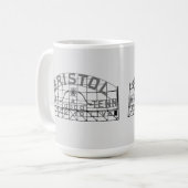 Bristol Slogan sign Coffee Tasse (Vorderseite Links)