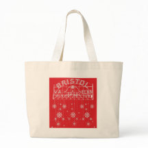 Bristol Slogan Sign Red Christmas