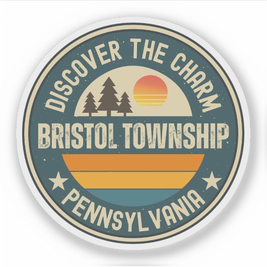 Bristol Township, Pennsylvania Aufkleber (Vorderseite)