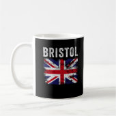Bristol UK Flag British Souvenir Cool Kaffeetasse (Links)