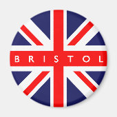 Bristol UK Flag Magnet (Vorne)