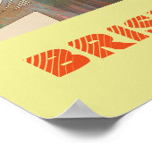 BRISTOL, UK SKYLINE POSTER (Ecke)