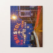 Bristol unterzeichnen herein Kastanienbraun und Puzzle (Vertikal)