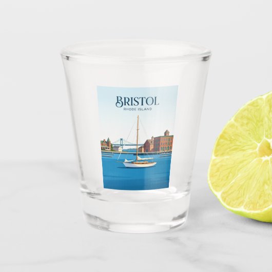 Bristol USA Schnapsglas (Vorderseite)