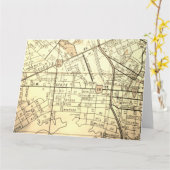 Bristol, Vintage Karte TN (Gelbe Blume)