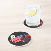 Bristol Virginia Burger Bar Getränkeuntersetzer (Seite)