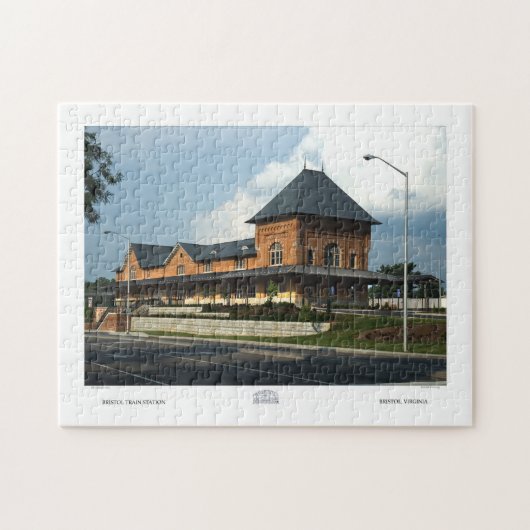 Bristol Virginia Rätsel Bahnhof Puzzle (Horizontal)