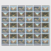 Bristol Virginia Tennessee Vintage Bilder Geschenkpapier (Flach)