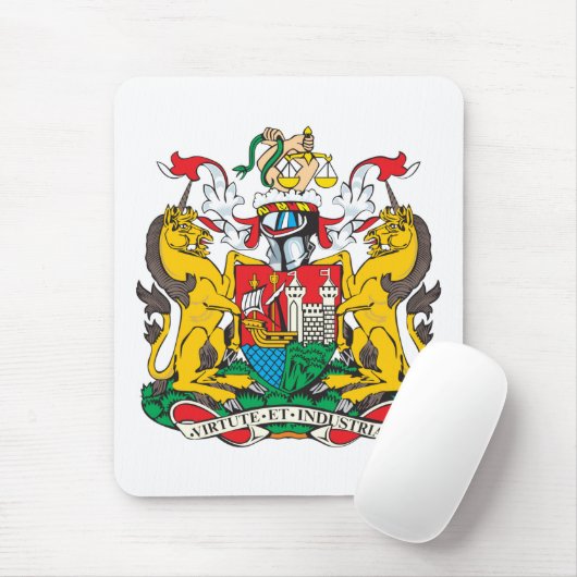 Bristol-Wappen Mousepad (Mit Mouse)