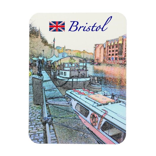 Bristol Wharf Magnet (Vertikal)