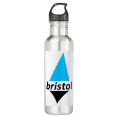 Bristol-Yachten Edelstahlflasche (Vorderseite)