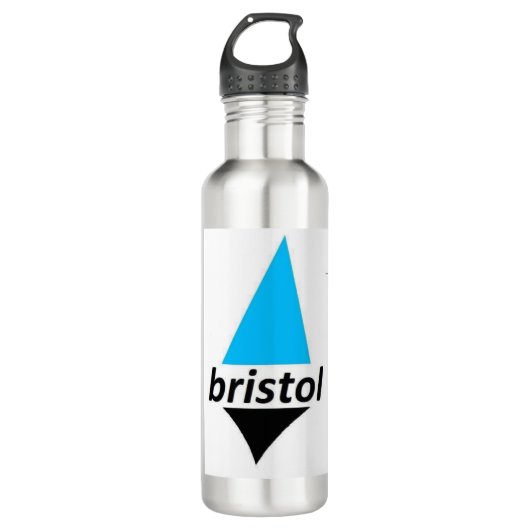 Bristol-Yachten Edelstahlflasche (Vorderseite)