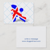 Brit Poodle Visitenkarte (Vorne/Hinten)