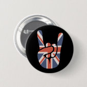 Brit Rock Hand Button (Vorne & Hinten)