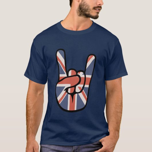 Brit Rock Hand T-Shirt (Vorderseite)