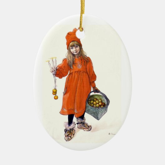 Brita als Iduna Keramik Ornament (Vorne)