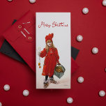 Brita as Iduna Carl Larsson Vintag Art Christmas Feiertagskarte<br><div class="desc">Brita als Iduna (Iðunn) von dem schwedischen Maler Carl Larsson. Es war die Titelseite für die Weihnachtsausgabe von "Idun", 1901. In der nordischen Mythologie ist Iðunn eine Göttin, die mit Äpfeln und Jugendlichen assoziiert ist. Iðunn ist im poetischen Edda, der im 13. Jahrhundert aus früheren traditionellen Quellen zusammengestellt wurde, und...</div>